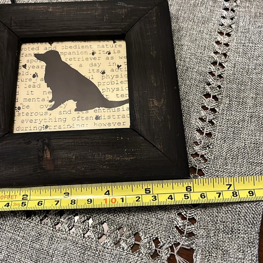 Retriever Framed Silhouette